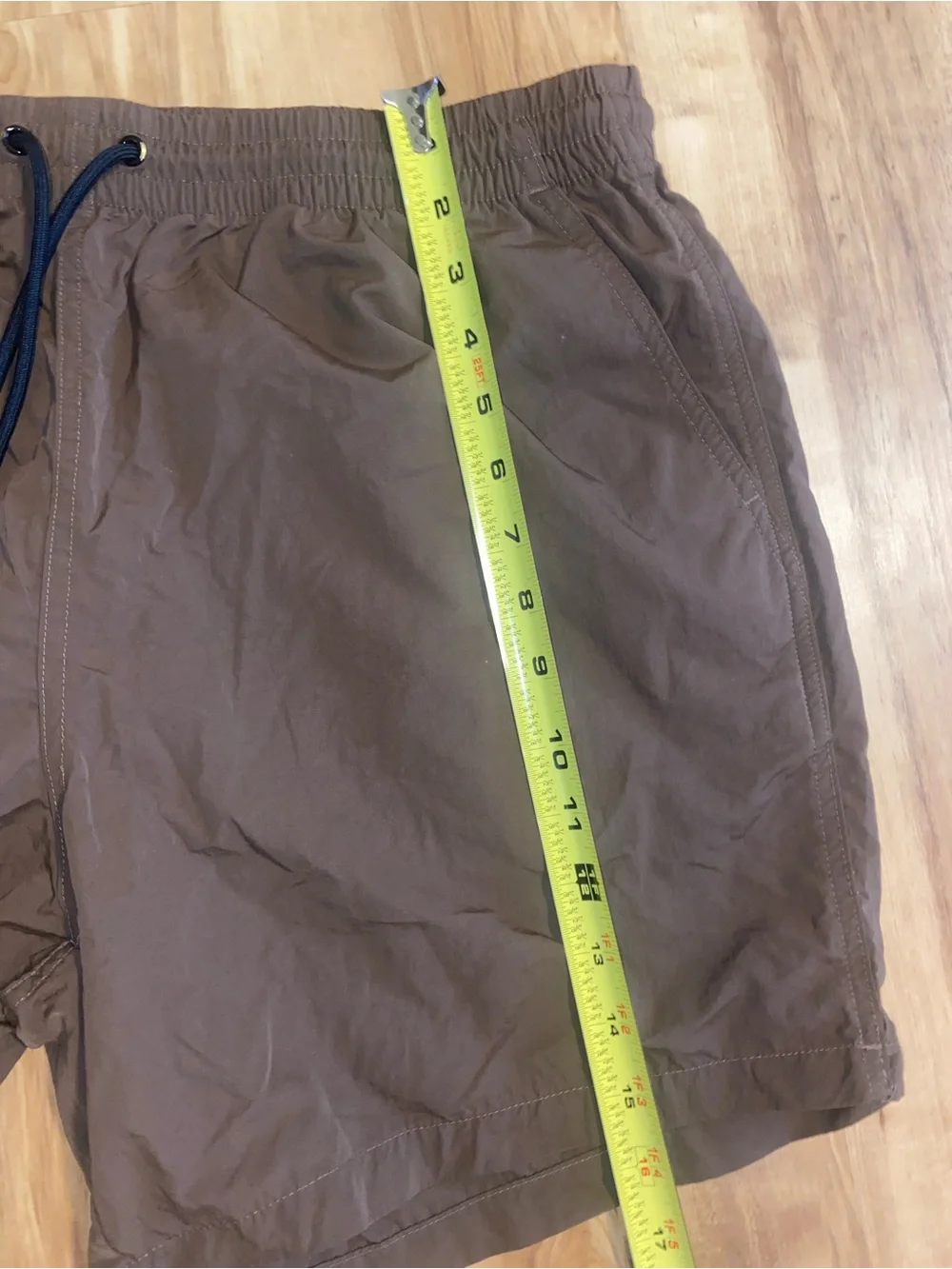 Everlane Sport Short Mens Large Brown Recycled Nylon Stretch Running